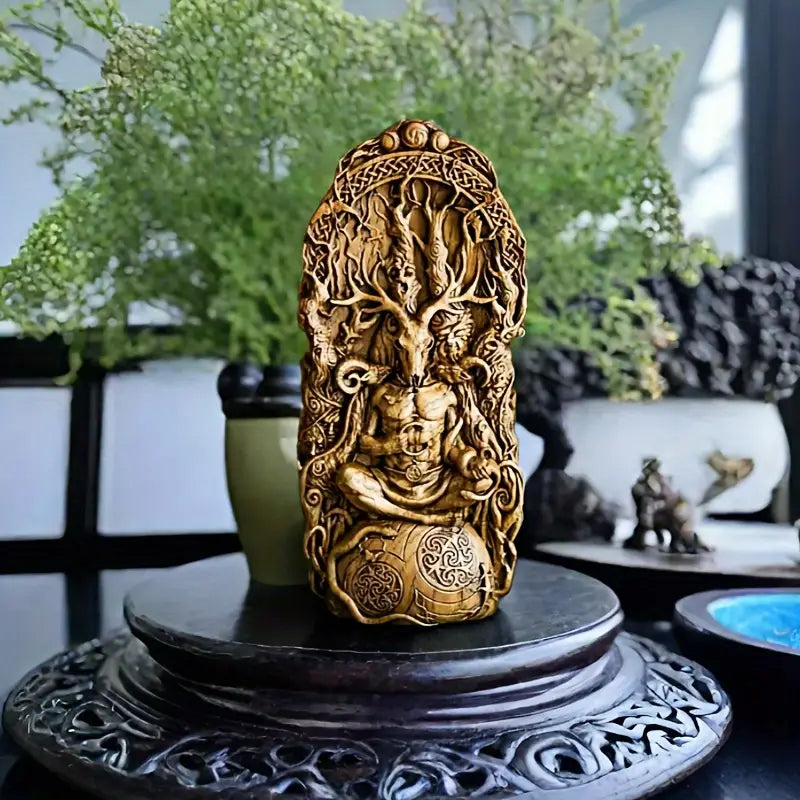 The Horned Guardian of the Forgotten Island Statue
