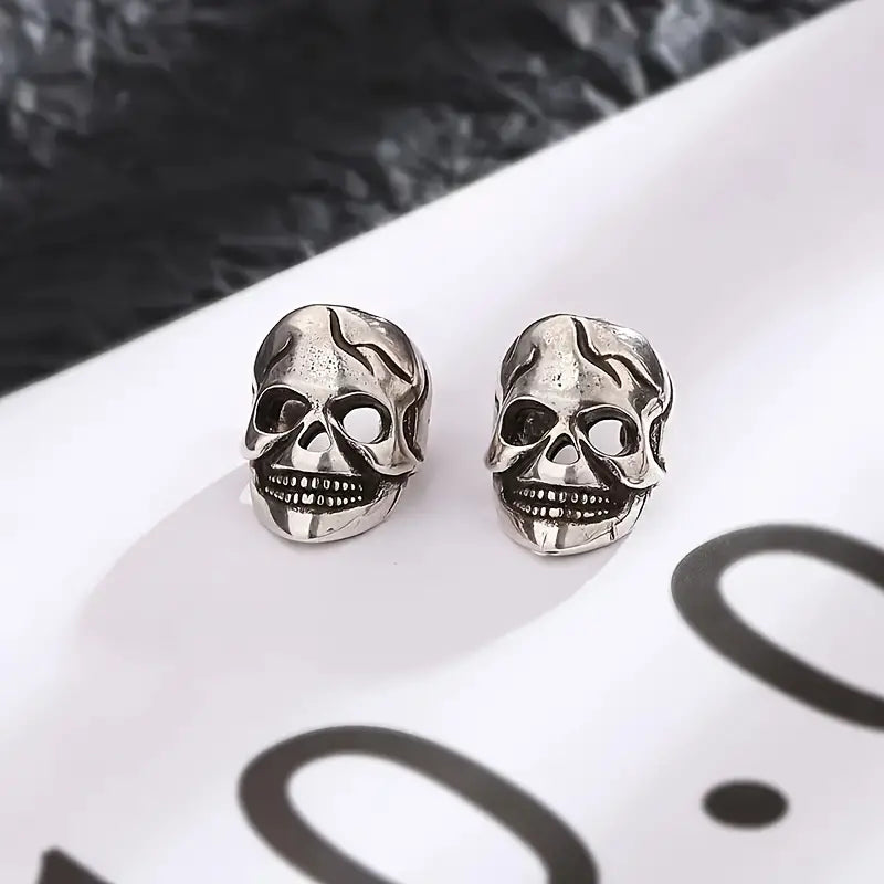 The Skull Ear Clips (Pair)