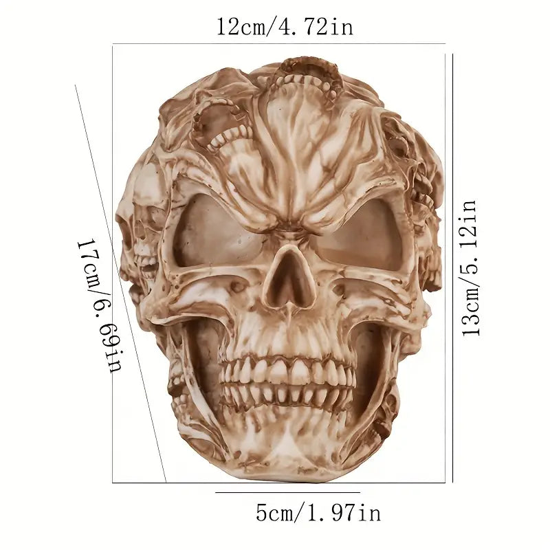 Skull of a Thousand Souls Statue