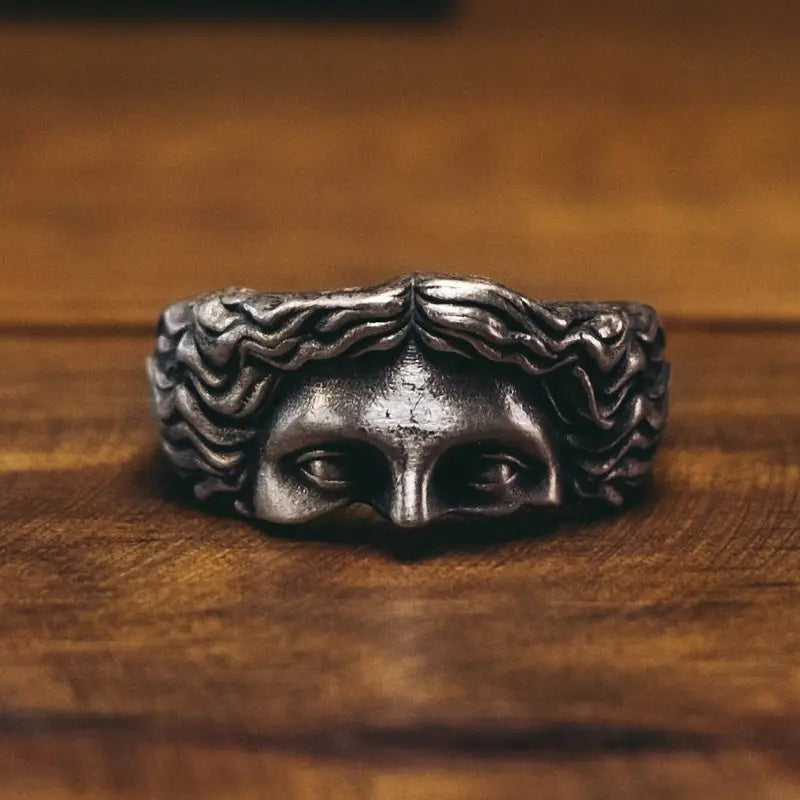 Half Face Sculpture Ring