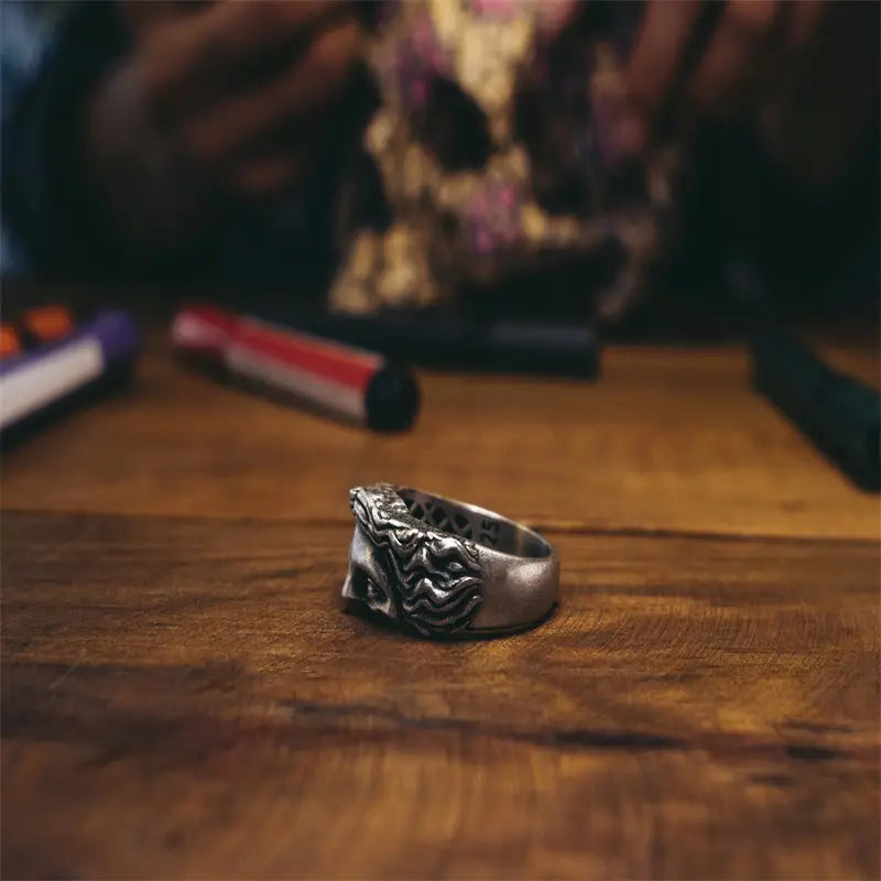 Half Face Sculpture Ring