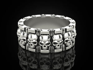Skull and Stars Ring - Tradition X