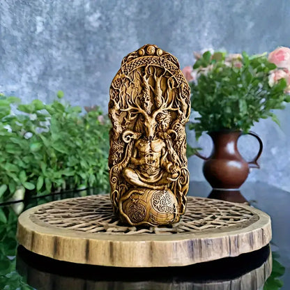 The Horned Guardian of the Forgotten Island Statue