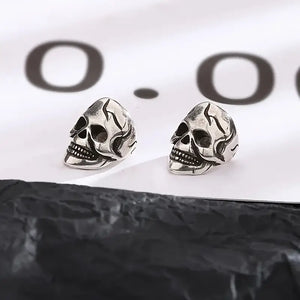 The Skull Ear Clips (Pair)